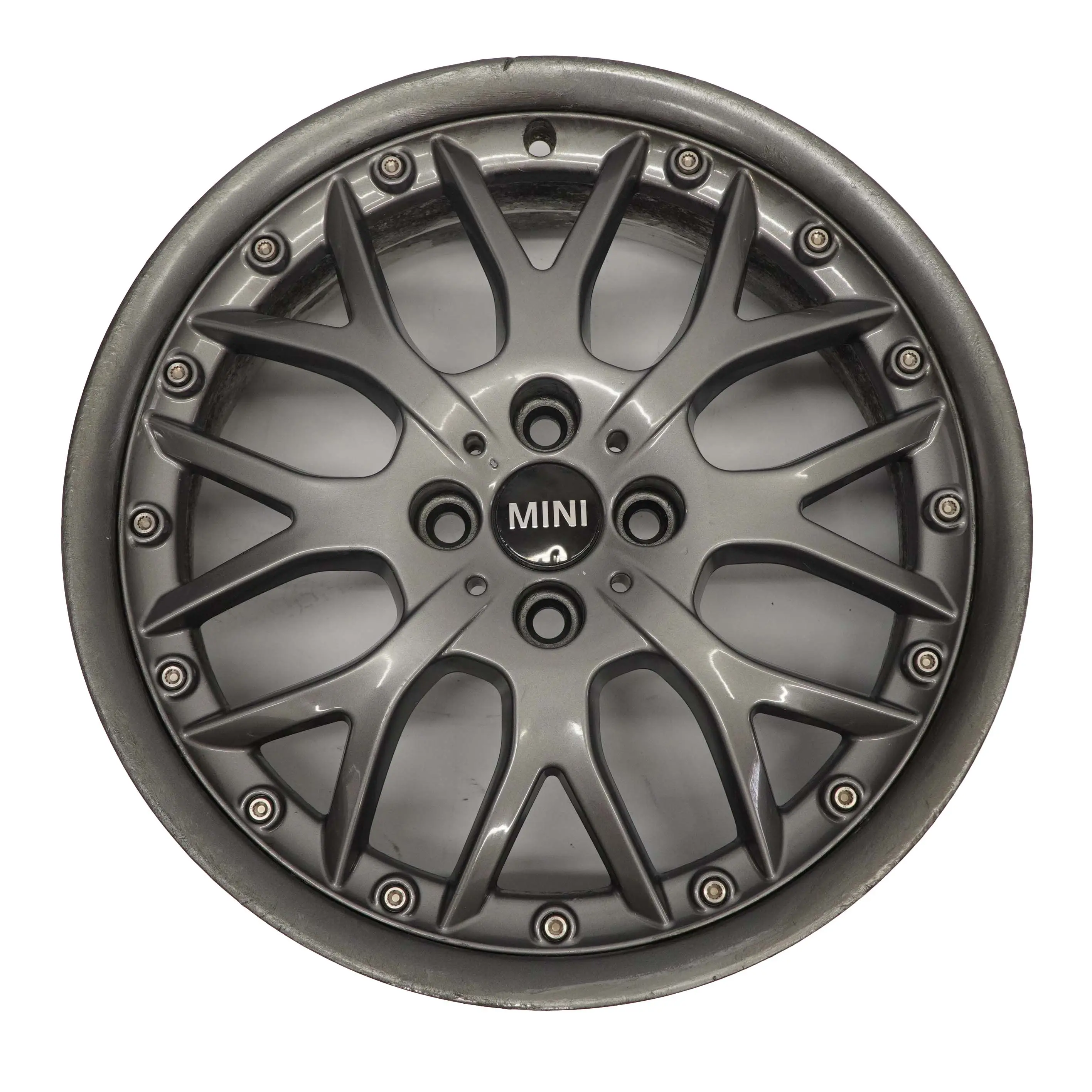 Mini Cooper One R50 R52 R53 R55 R56 Anthracite Jante 7J 17" ET:48 Cross Spoke