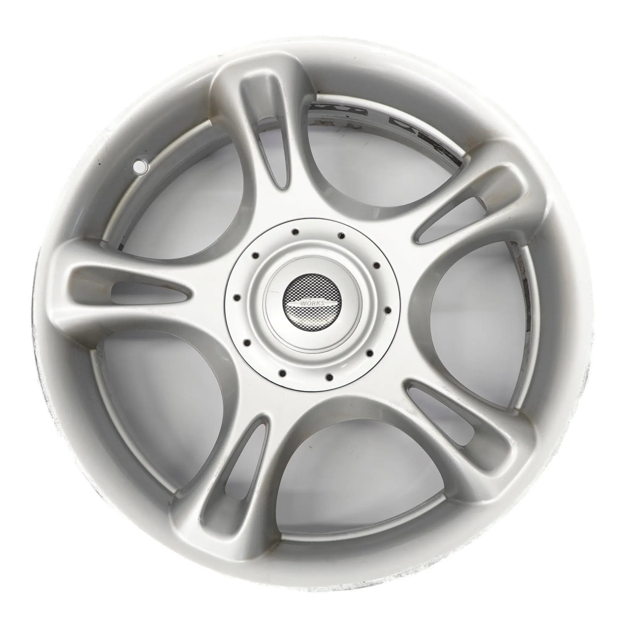 Mini R50 R53 R56 Silver Wheel Alloy Rim 18" 7J ET:52 JCW Star Spoke R95 6777972