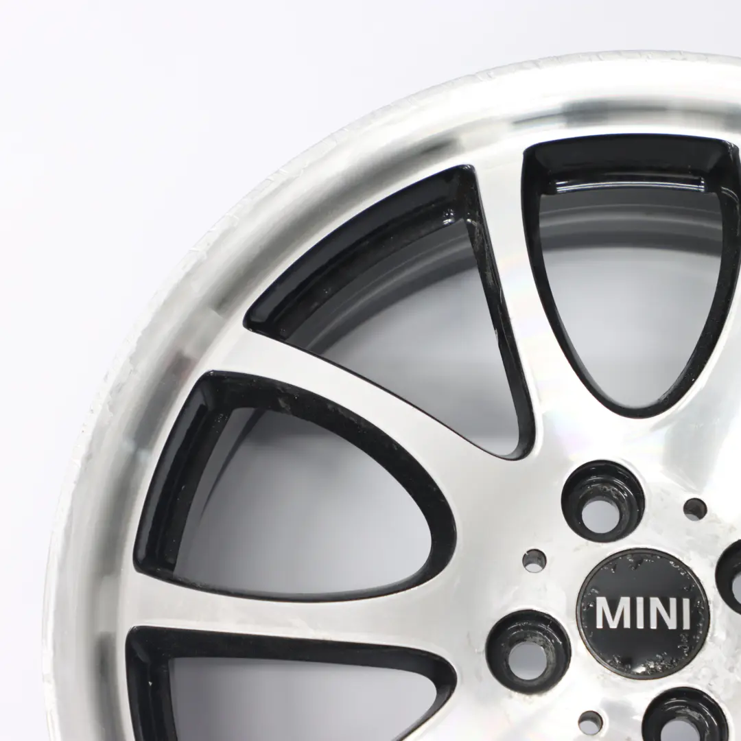 Mini R50 R53 R55 R56 JCW Leicht metall felge Helles Silber 18" 7J ET:52 6777973