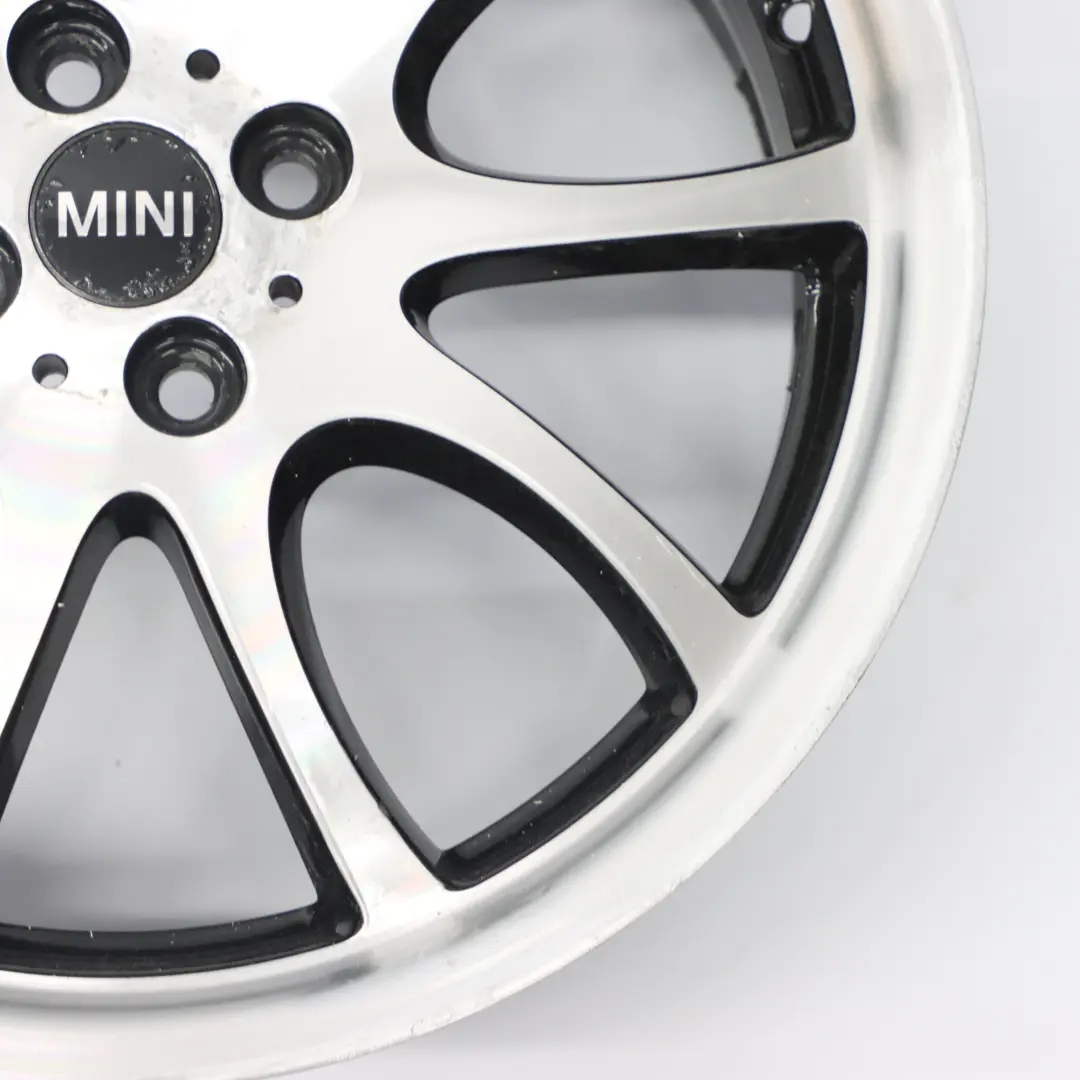 Mini R50 R53 R55 R56 JCW Leicht metall felge Helles Silber 18" 7J ET:52 6777973