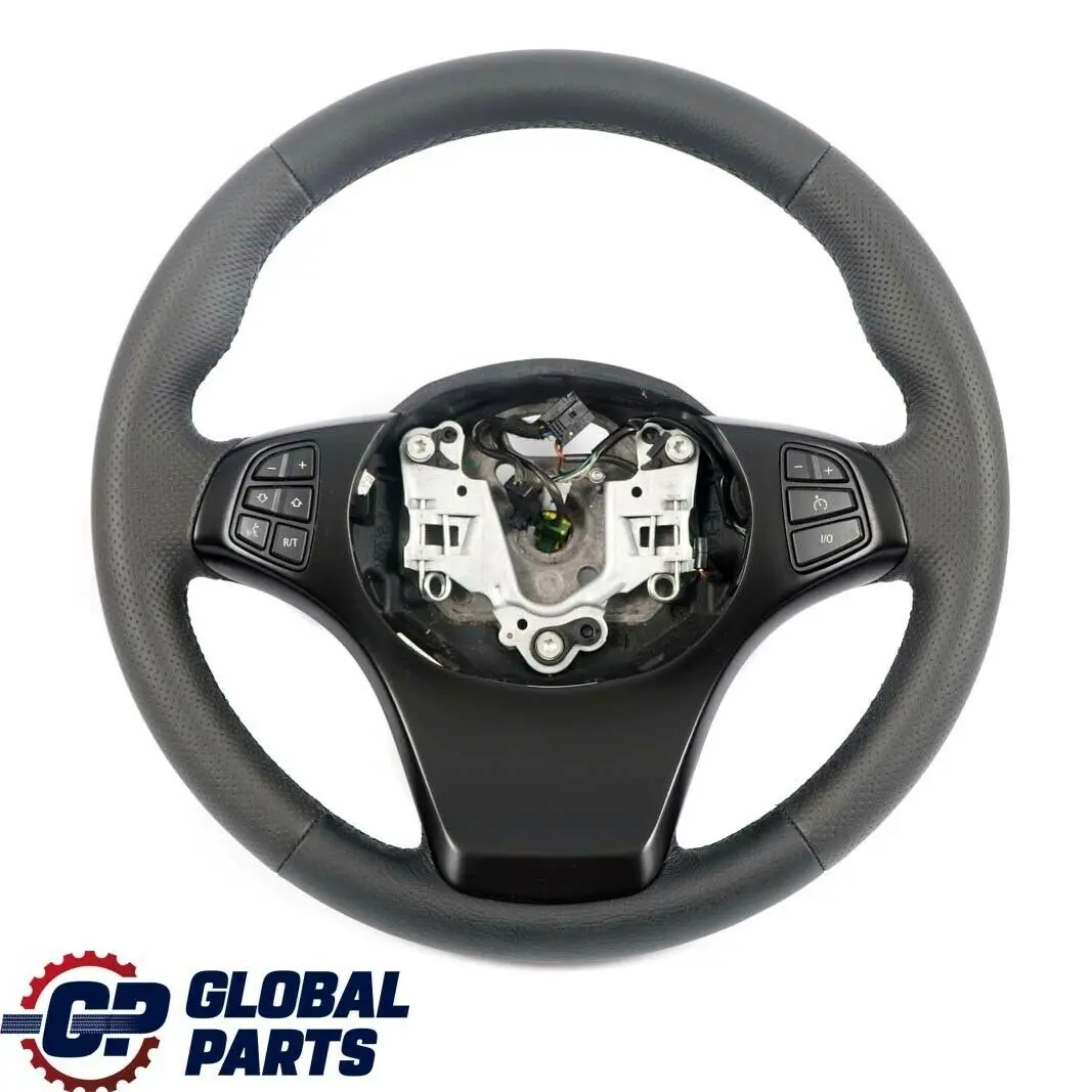 BMW X3 X5 Series E53 E83 NEW Black Leather Sport Steering Wheel Black Threads