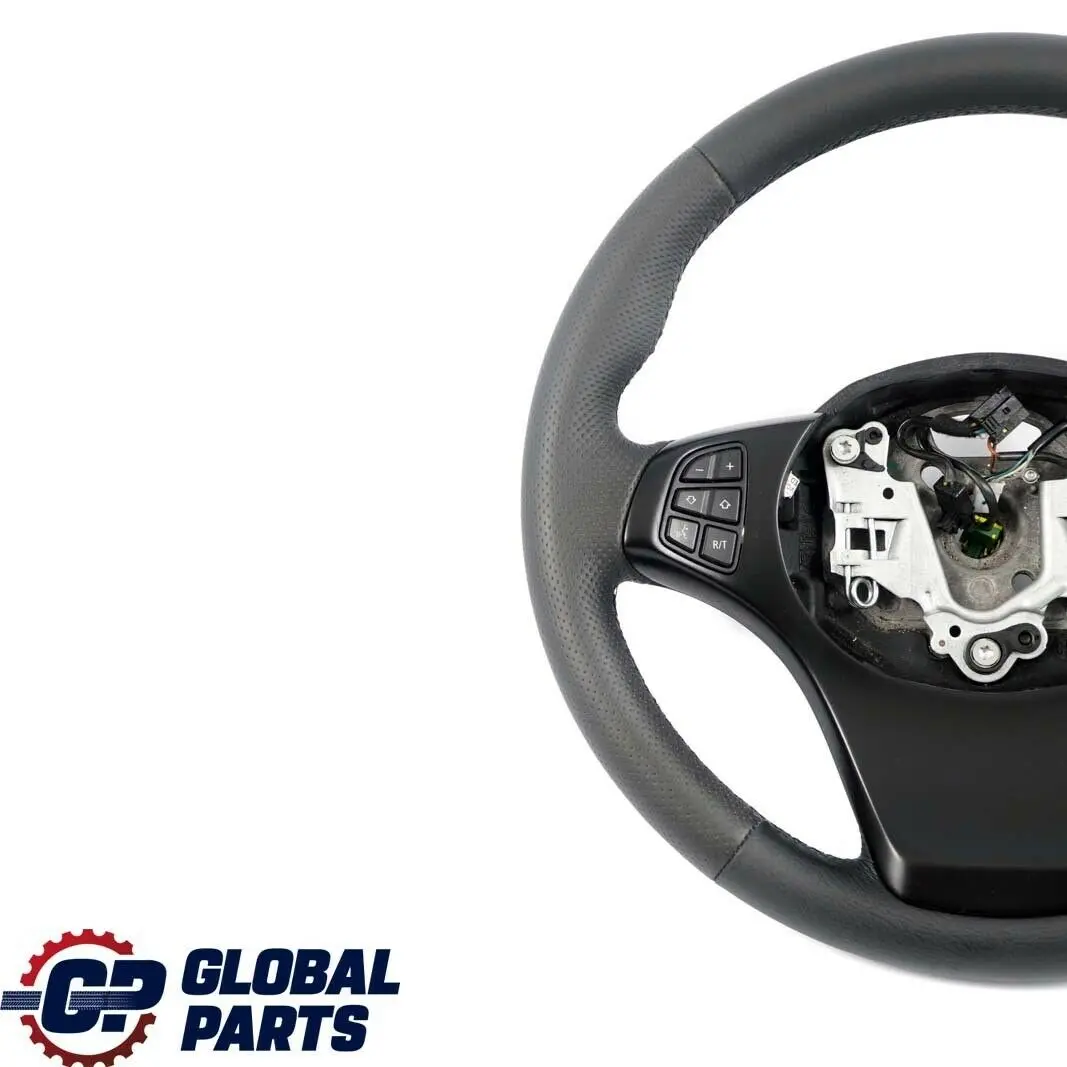 BMW X3 X5 Series E53 E83 NEW Black Leather Sport Steering Wheel Black Threads