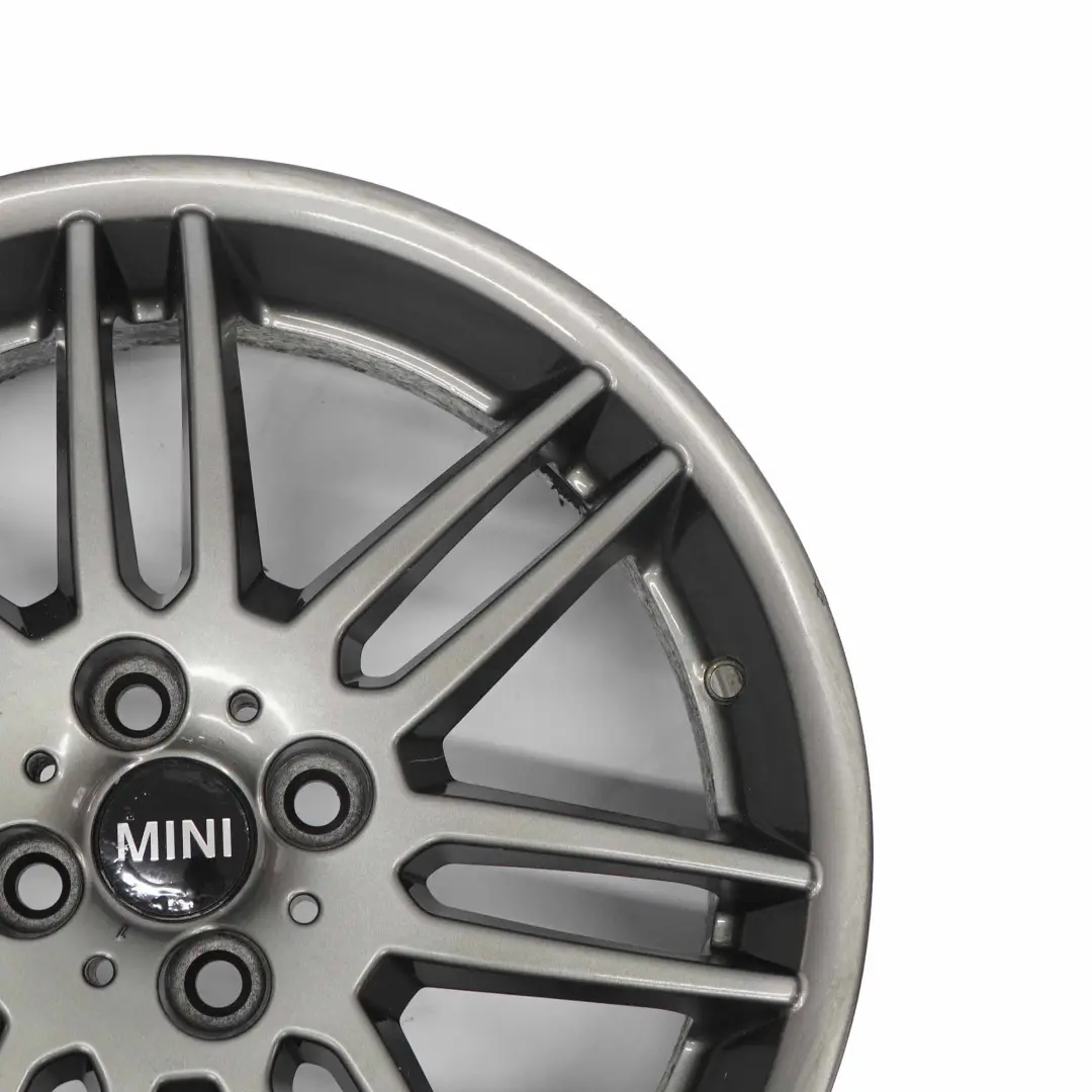 Wheel Rim Mini Cooper R50 R56 Grey Alloy 17" 7J ET:48 Double Spoke 99 6778426