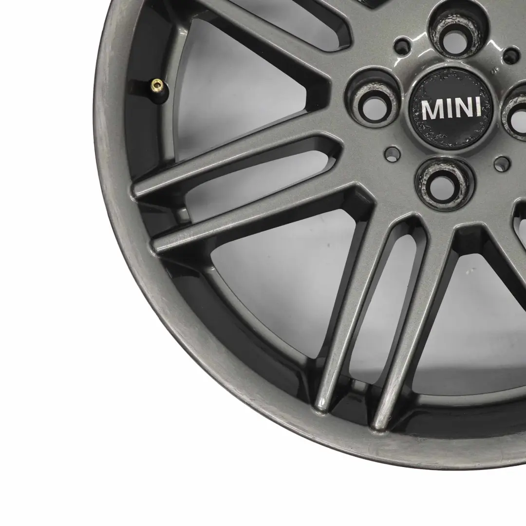 Wheel Rim Mini Cooper R50 R56 Grey Alloy 17" 7J ET:48 Double Spoke 99 6778426