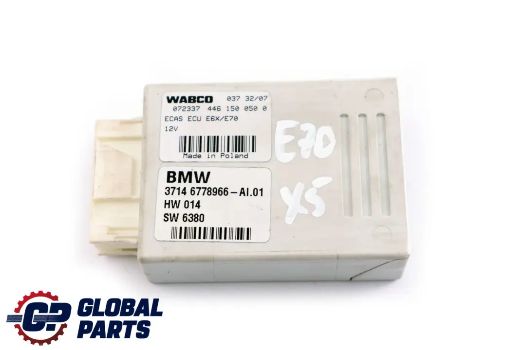 BMW X5 E70 ECU Moduł Sterujący Zawieszenia Pneumatycznego 6778966