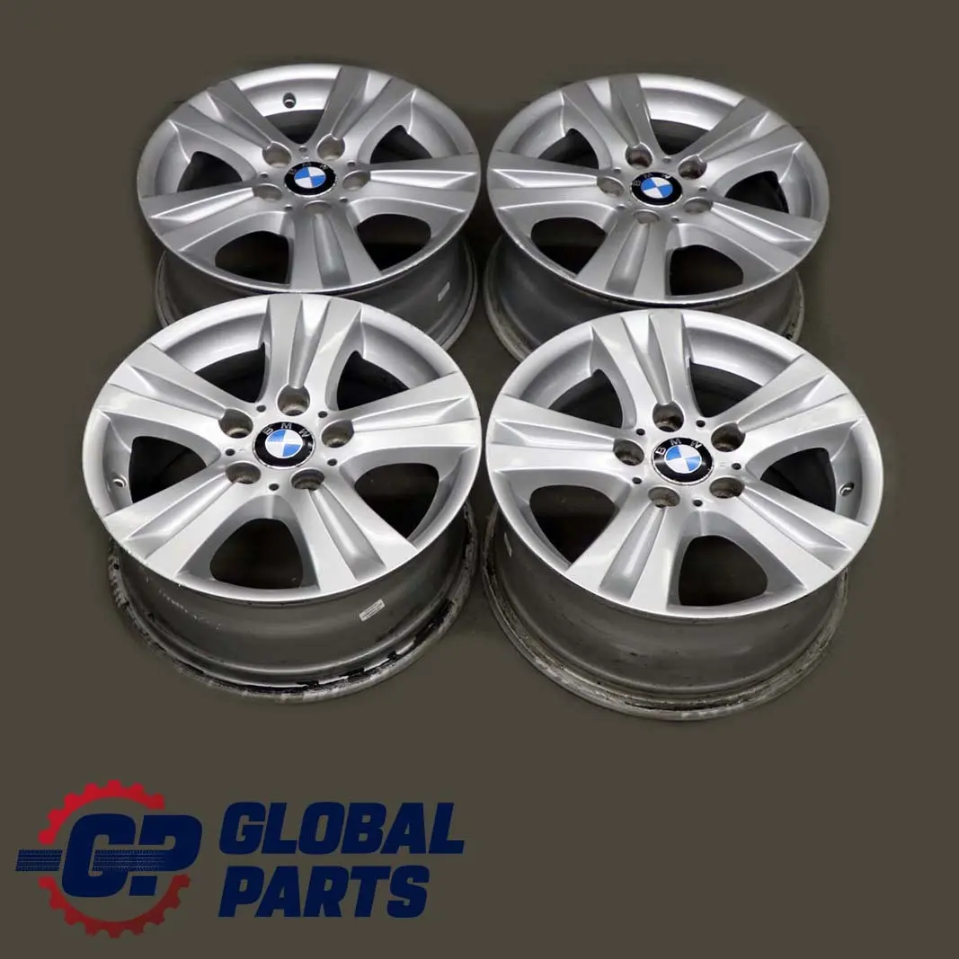 BMW 1 SERIES E81 E87 E88 Complete Set 4x Wheel Alloy Rim 16" Double Spoke 222