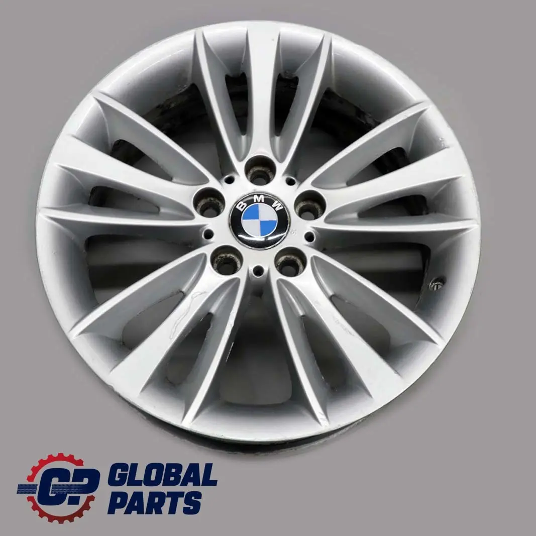 BMW E81 E82 E87 Silver Front Alloy Wheel Rim 18" 7,5J ET:49 W-Spoke 263 6779794