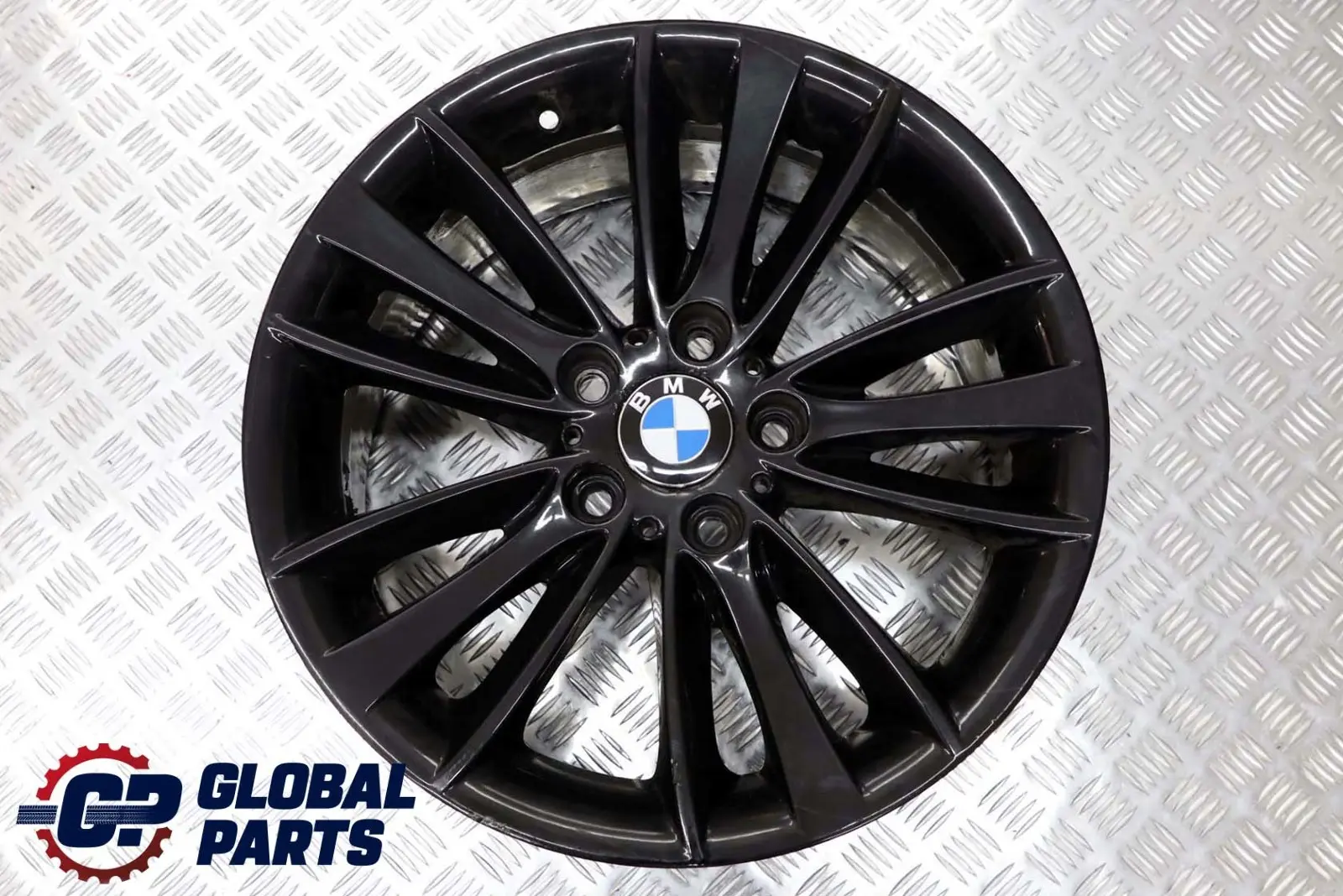 BMW E81 E82 E87 E88 Black Rear Alloy Wheel Rim 18" 8,5J ET:52 W-Spoke 263