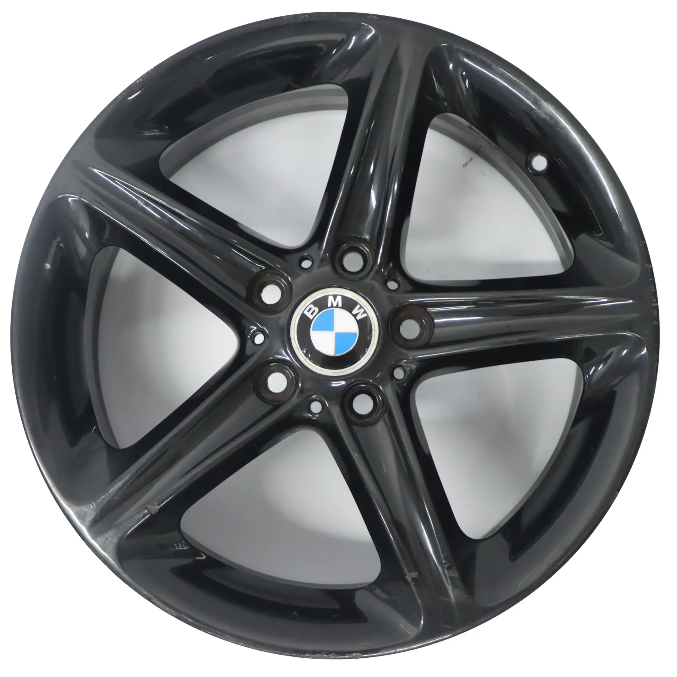 BMW E81 E87 LCI Black Alloy Wheel Rim 18" Star Spoke 264 7,5J ET:49 6779800