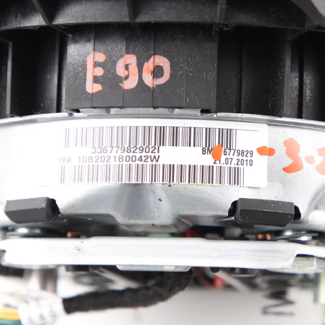 BMW X1 E84 E90 E91 Steering Wheel Air Module Bag Driver's Side Black 6779829