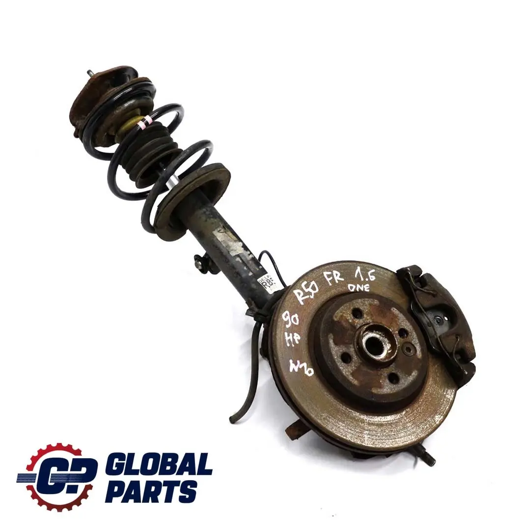 Mini R50 One W10 1.6 90hp Delantero Derecho O / Pierna Freno Suspension Hub Set