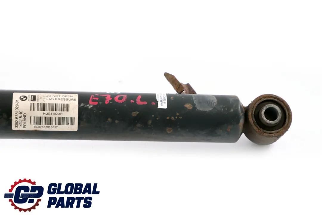 BMW E70 Amortiguador Trasero Izquierdo Suspension Muelle Strut 6781929