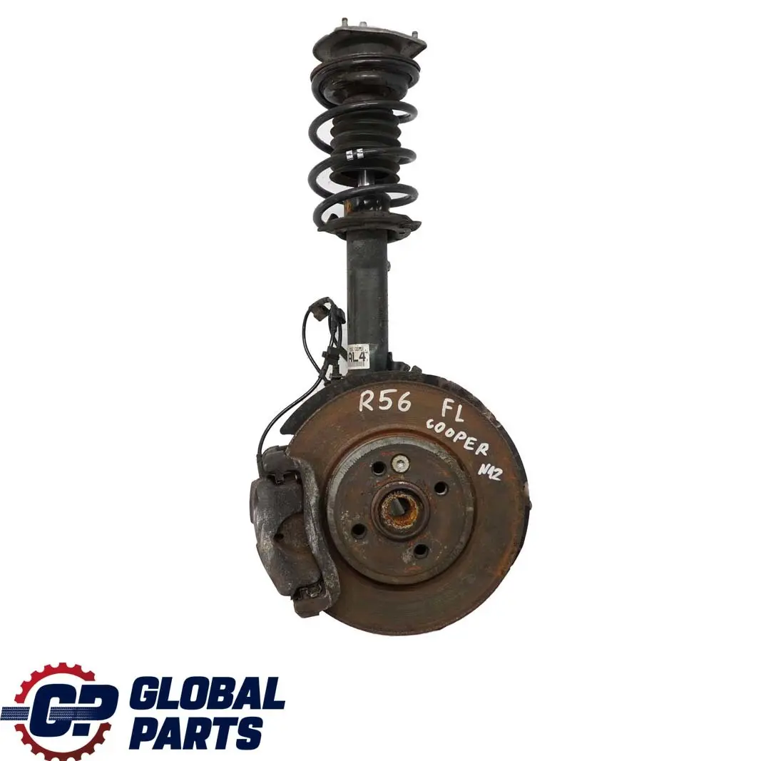 Mini R56 Cooper N12 Delantero Izquierdo Muelle Strut Pierna Freno Suspension Hub