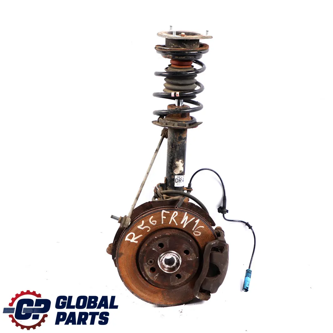 Mini R56 Cooper D W16 Delantero Derecho Muelle Strut Pierna Freno Suspension Hub