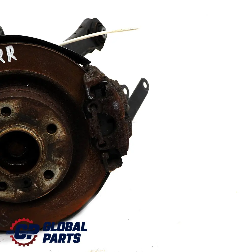 BMW E90 LCI 318i N43 Trasera Derecha Suspension Pierna Rueda Portador Freno Hub