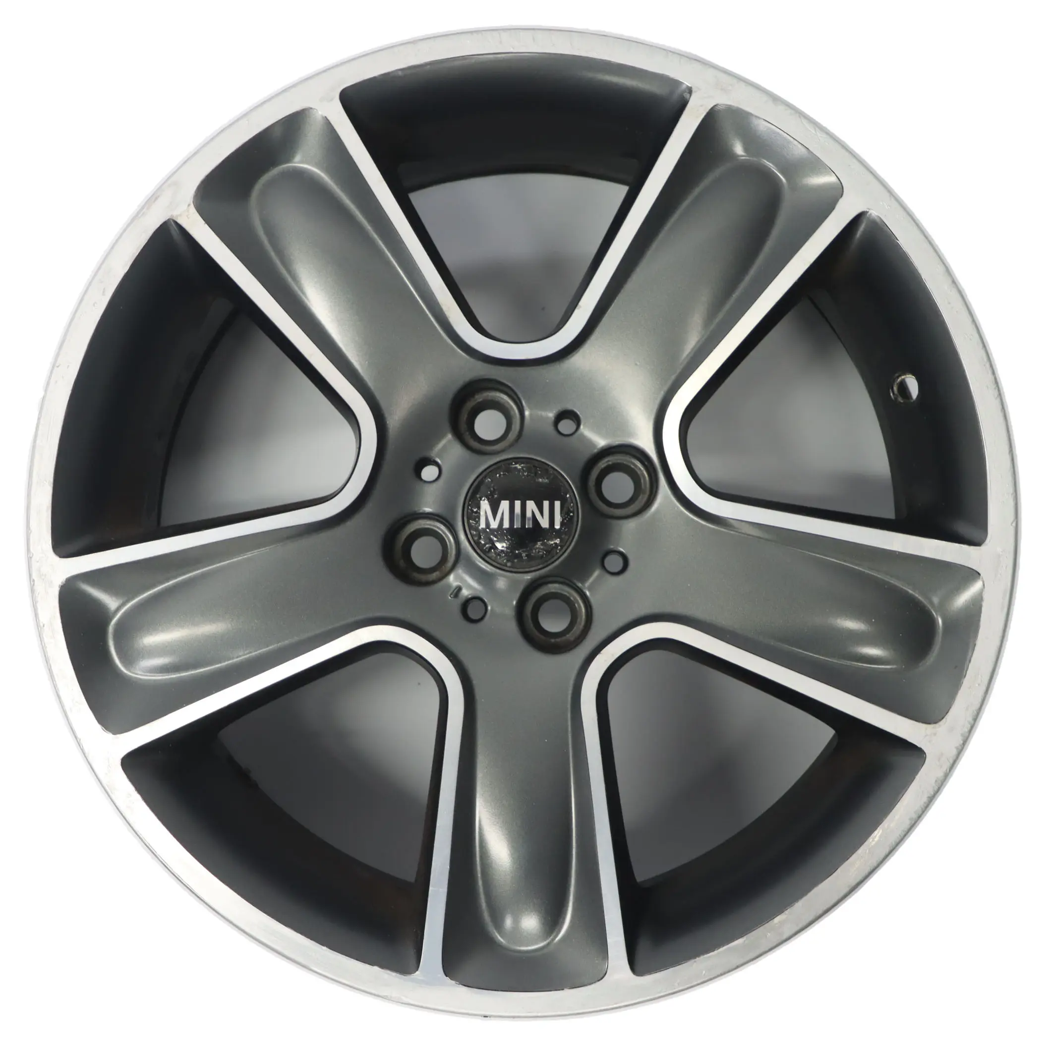 Mini Cooper One R55 R56 R57 Wheel Alloy Rim 17" 7J ET:48 Black Star Bullet 111