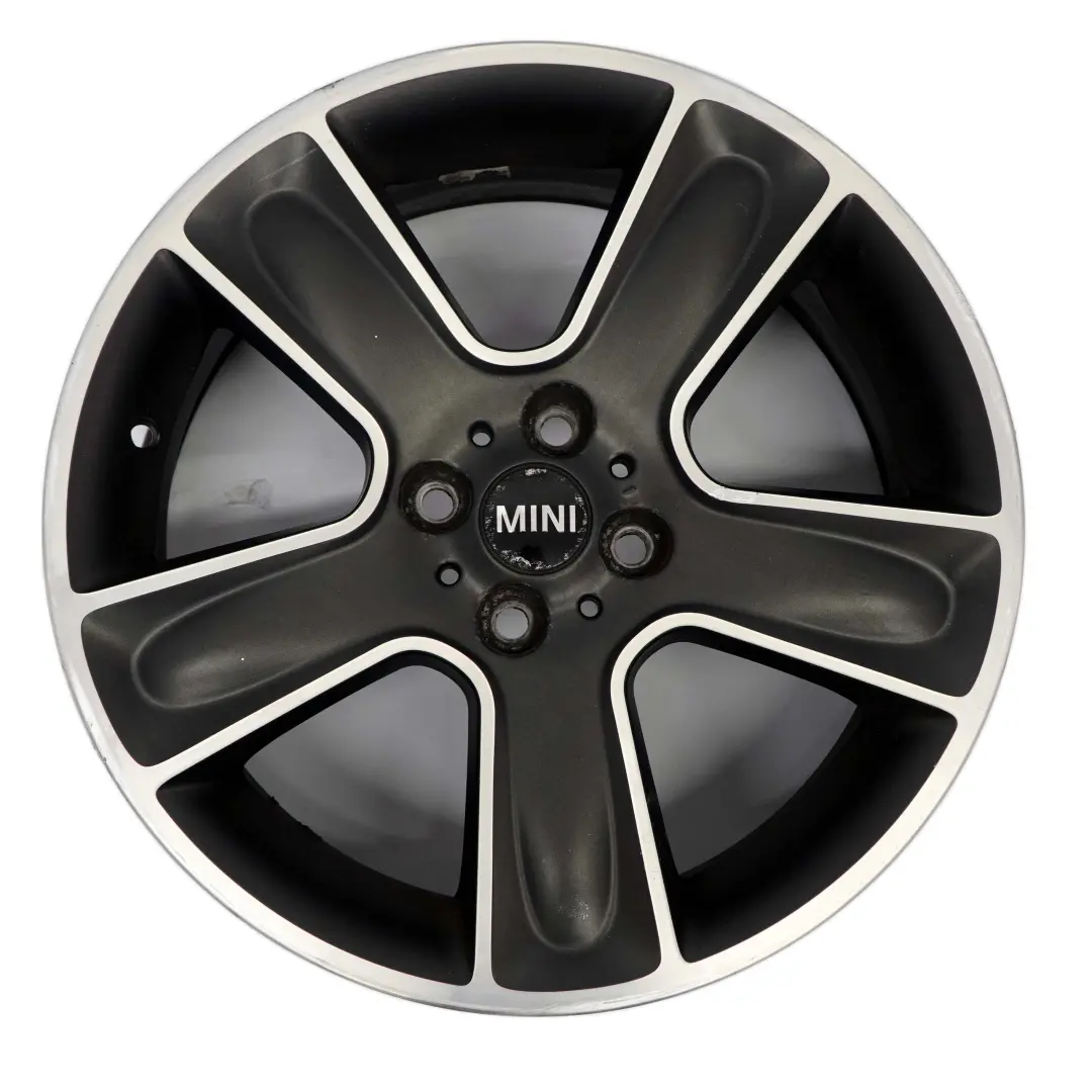 Mini Cooper One R55 R56 R57 Wheel Alloy Rim 17" 7J ET:48 Black Star Bullet 111