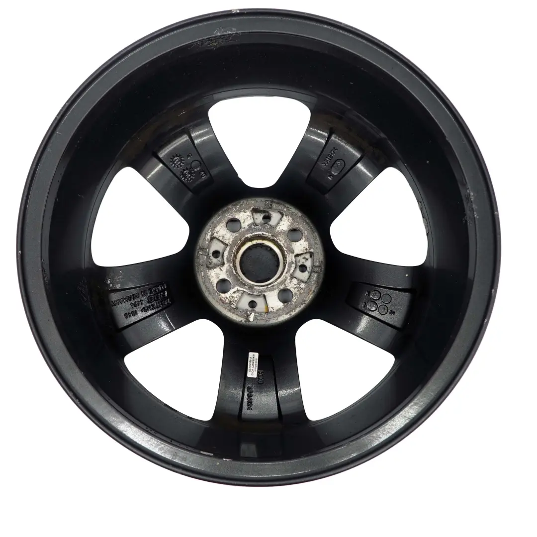 Mini Cooper One R55 R56 R57 Wheel Alloy Rim 17" 7J ET:48 Black Star Bullet 111