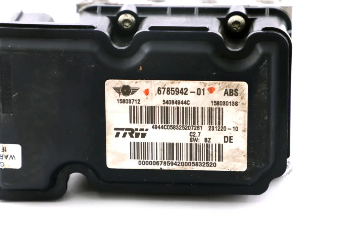 Mini Cooper One R56 ABS Unidad De Frenado Hidraulico Modulo De Bomba ECU 6785942