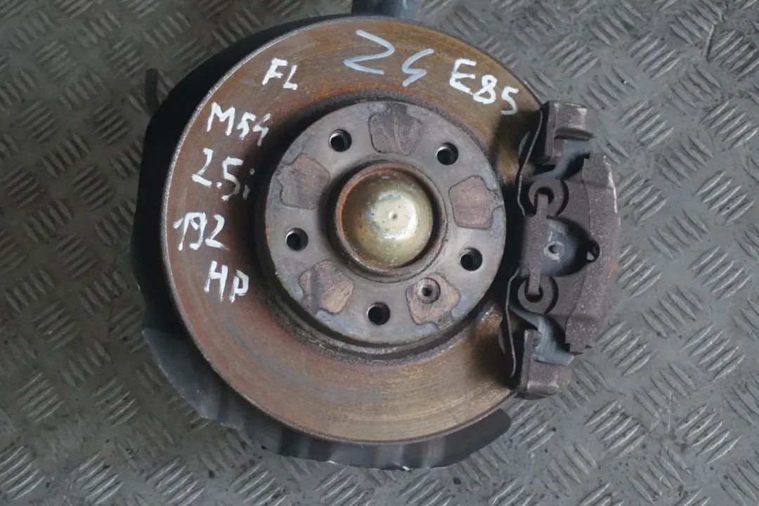 BMW Z4 Series E85 2.5i M54 Front Left N/S Suspension Leg Brake Disc Axle
