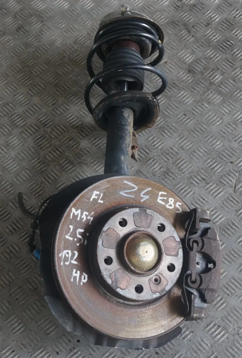 BMW Z4 Series E85 2.5i M54 Front Left N/S Suspension Leg Brake Disc Axle