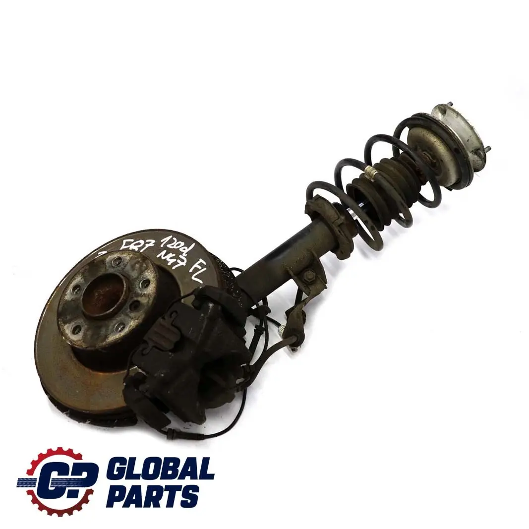 BMW E87 LCI 120d Delantero Izquierdo Muelle Strut Freno Suspension Pata Buje