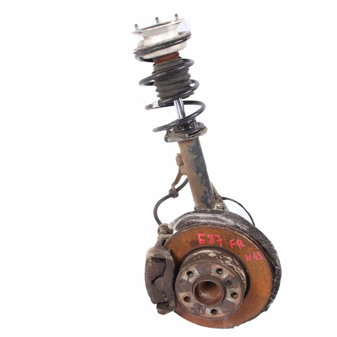 BMW E87 LCI 116i N43 Front Right O/S Sport Spring Strut Brake Suspension Leg