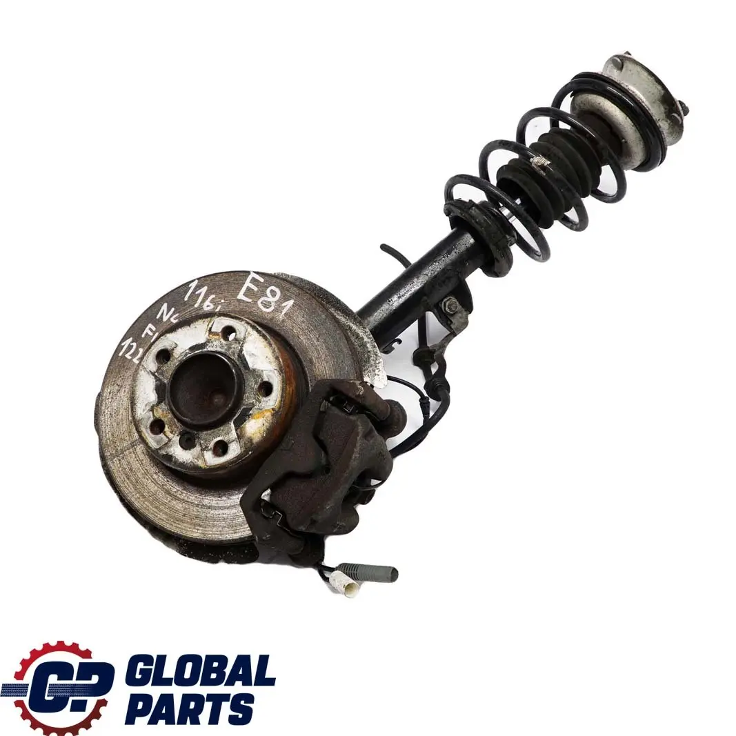 BMW E81 116i 2.0 N43 Delantero Izquierdo Muelle Strut Freno Suspension Pata Buje