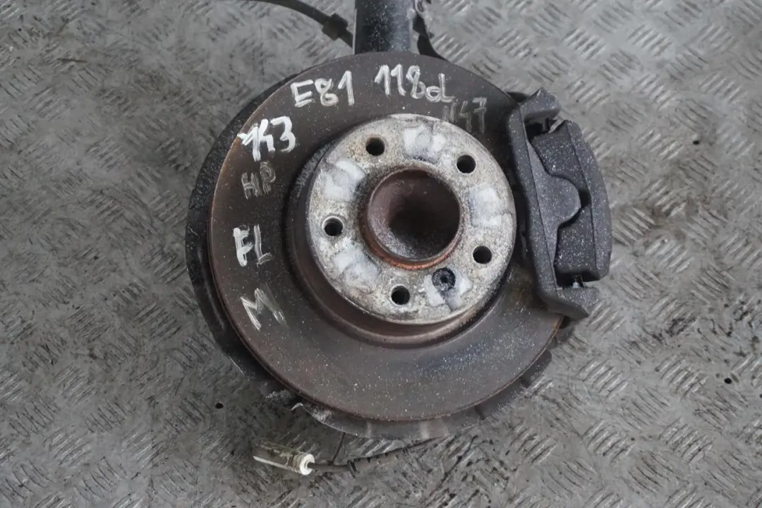 BMW 1 E81 118d N47 M Sport Front Left N/S Spring Strut Brake Suspension Leg Hub