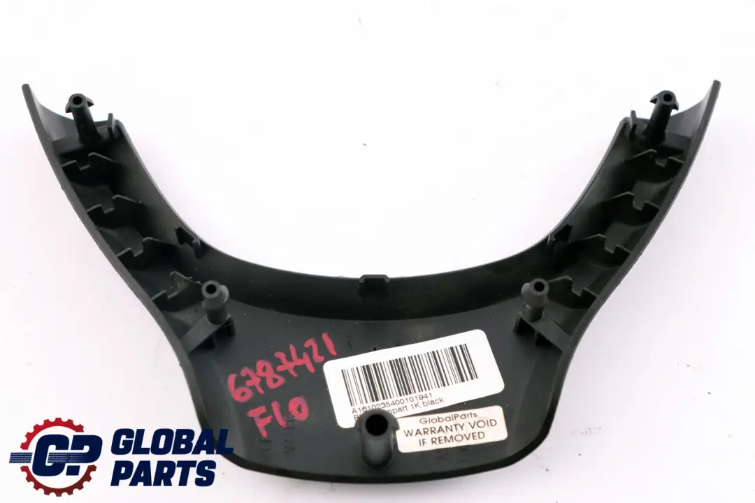 BMW F07 F10 F11 Schwarz Trimm Dich Abdeckung Zierblende Lenkrad 6787421