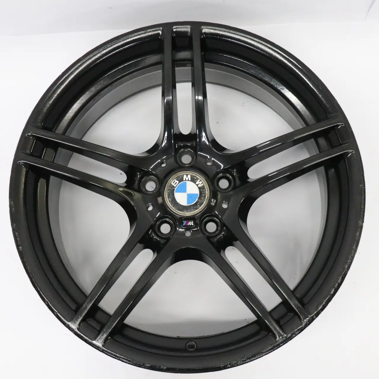 BMW E90 E91 Llanta Aleación Negra Delantera 19" M Doble Radio 313 8J 6787647