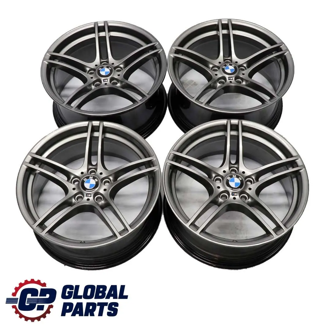 BMW E90 E91 E92 E93 Grey Complete Set 4x Alloy Wheel 19" M Double Spoke 313