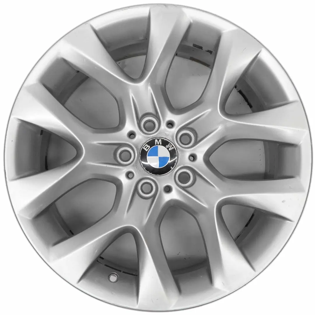 BMW E70 Silberne Leichtmetallfelge 19" ET:48 9J Sternspeiche 334 6788007