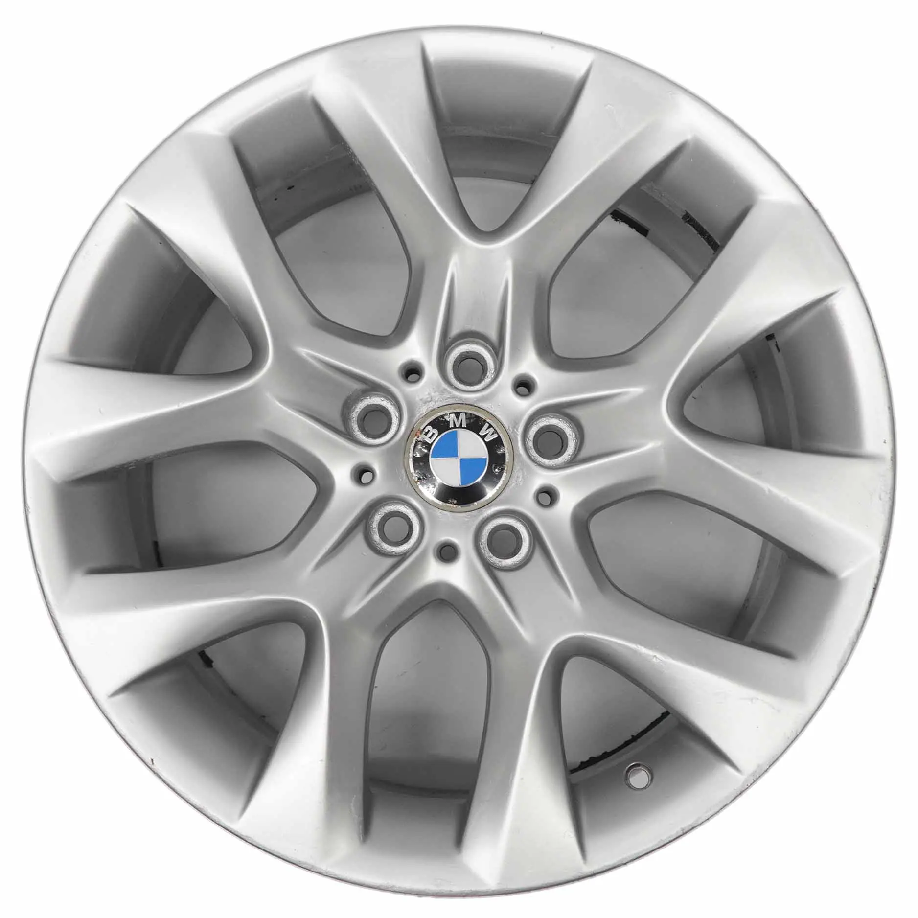 BMW X5 E70 Silver Alloy Wheel Rim 19" ET:48 9J Star Spoke 334 6788007