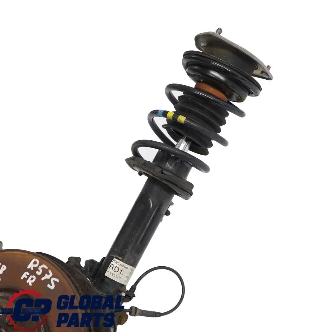 Mini Cooper S R57 Cabrio Front Right O/S Spring Strut Suspension Leg Brake