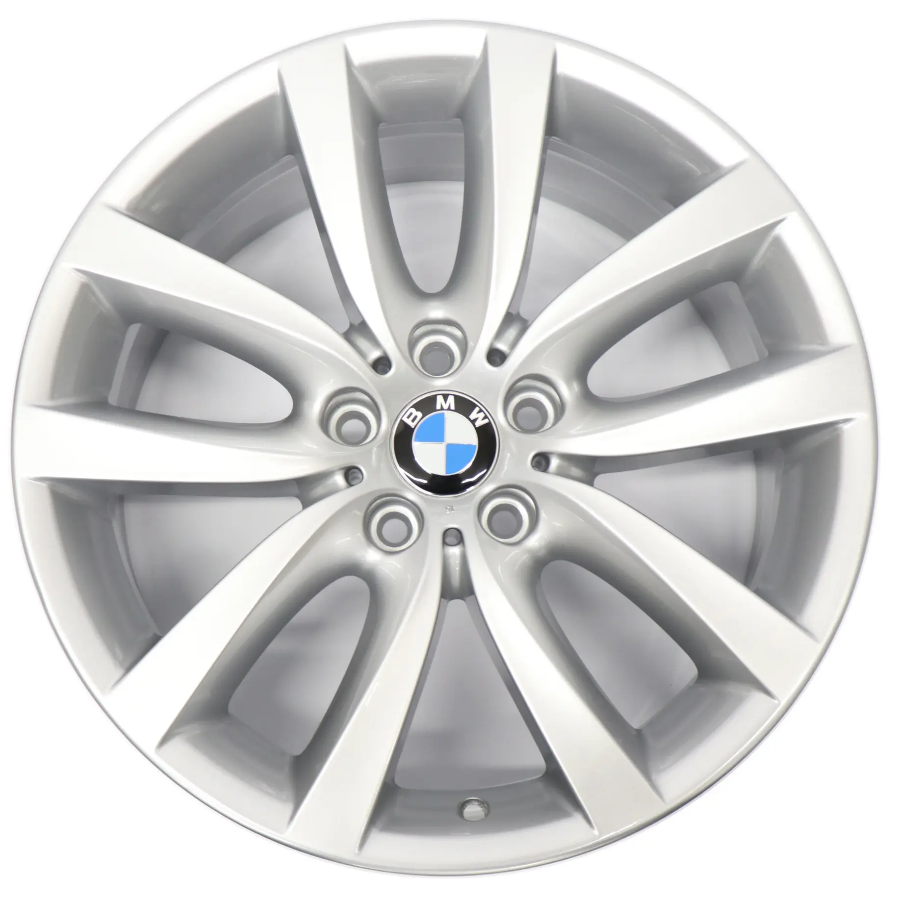 BMW F10 F11 F13 Front Silver Alloy Wheel Rim 19" 8,5J ET:33 V spoke 331 6790178