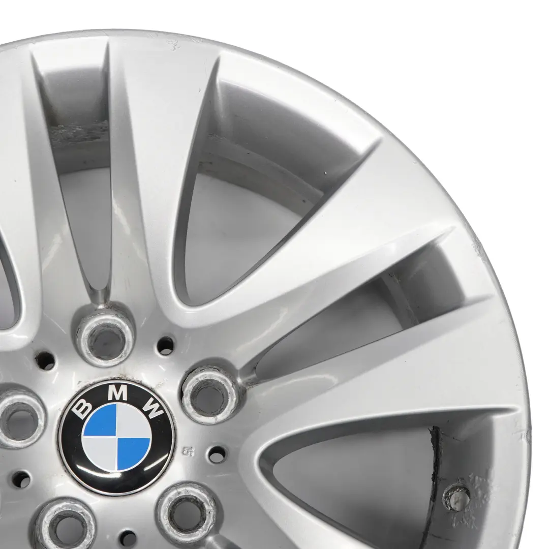 BMW E90 E91 E92 Silberne Leichtmetallfelge V Speiche 338 17" 8J ET:34 6791478