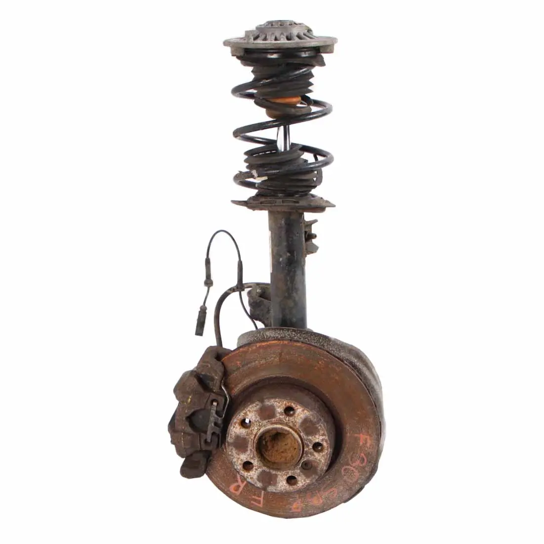 BMW F30 Front Right Spring Strut Leg Suspension Brake Disc 6791551