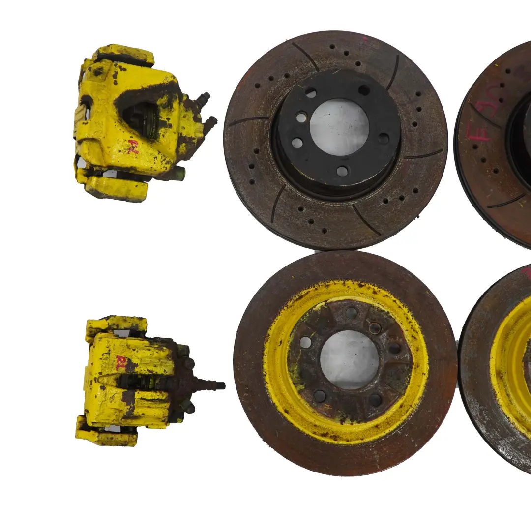 BMW E90 E92 LCI Vorne Hinten Links Rechts Bremsscheibe Bremssattel Belüftet Set