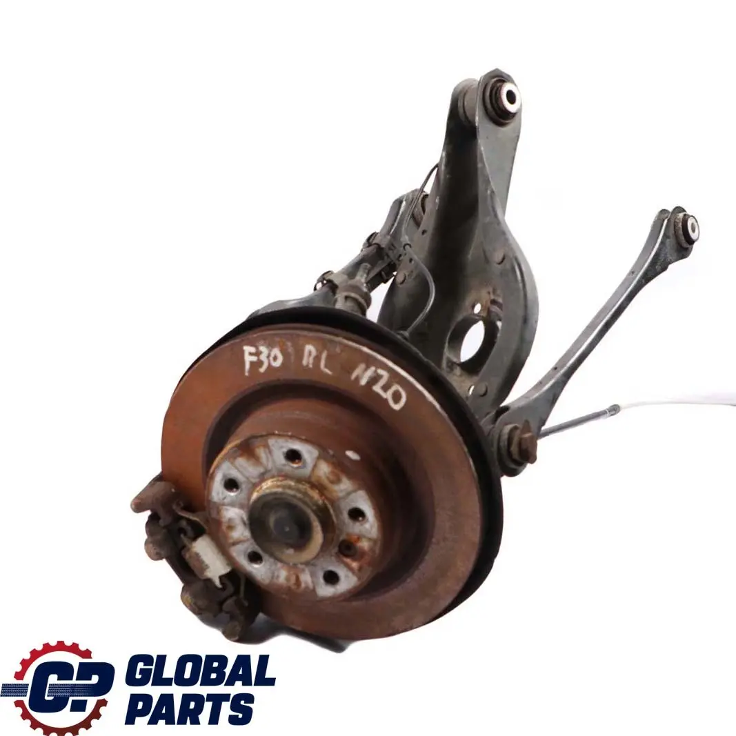 BMW 3 F30 320i N20 B48 Rear Left N/S Suspension Leg Brake Caliper Disc