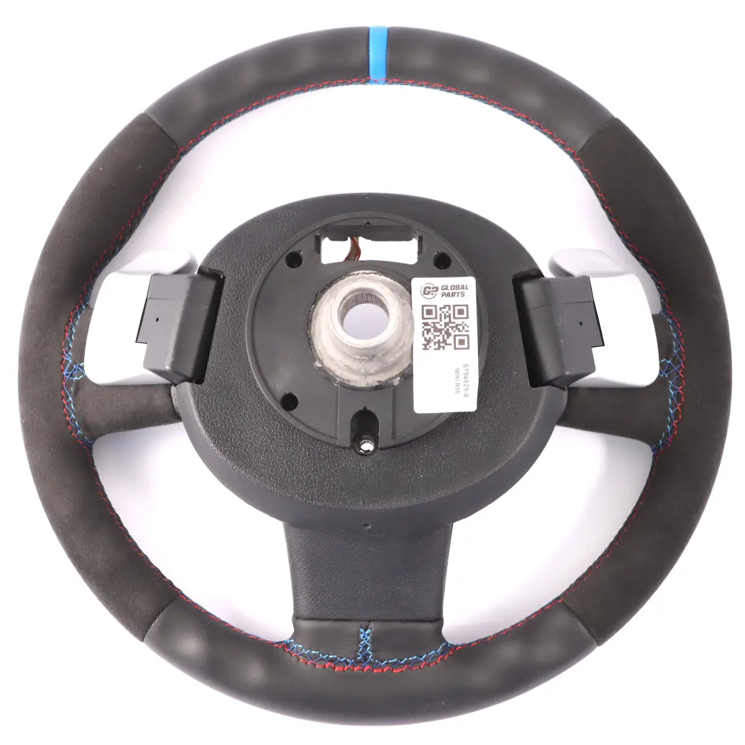 Mini Cooper R56 NEW Black Leather Alcantara Sport Steering Wheel Padle Shift