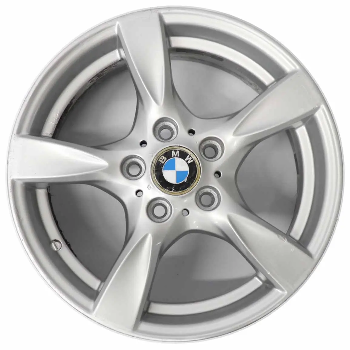 BMW E81 E82 E87 Silver Alloy Wheel Rim 17" Star Spoke 371 7J ET:47 6795561