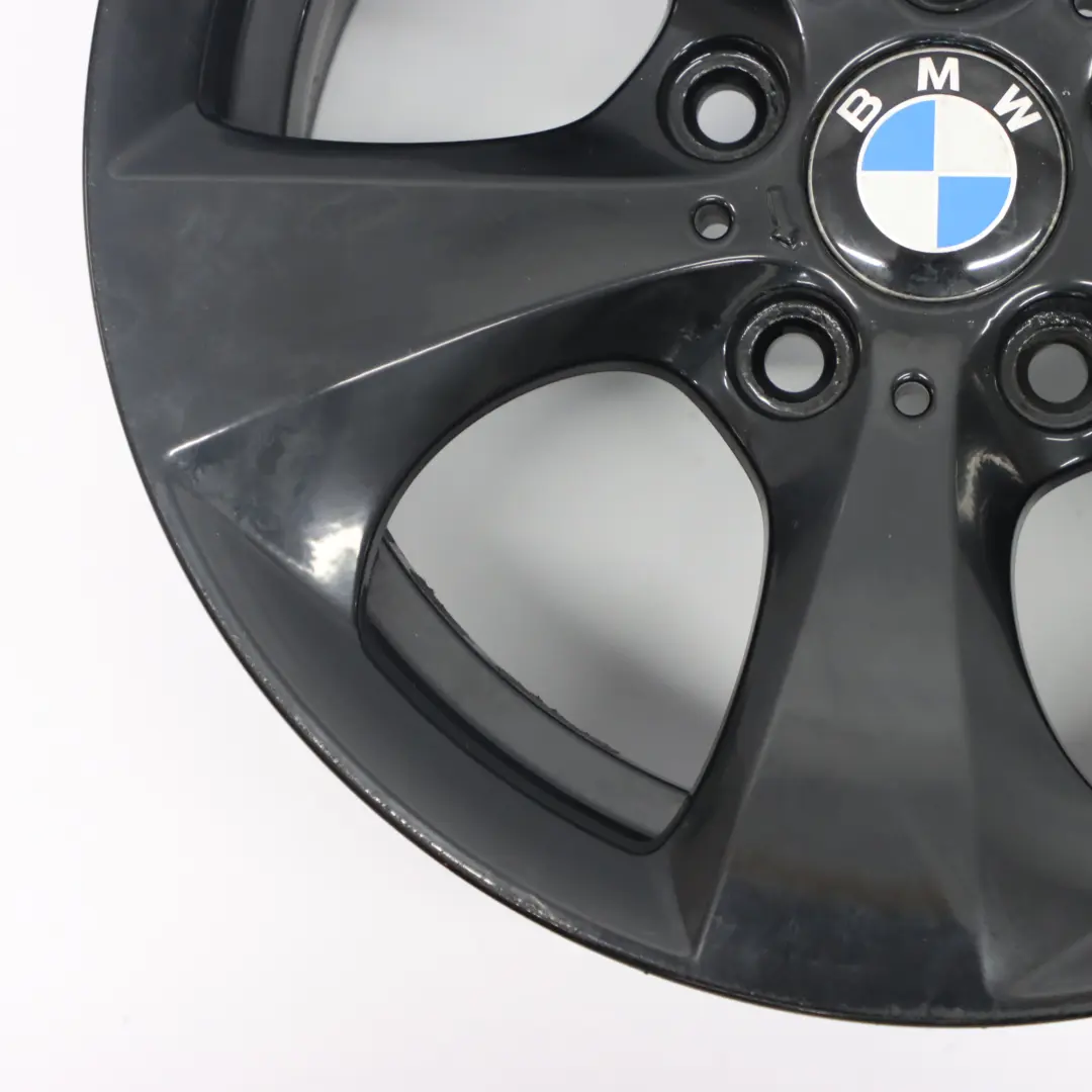 BMW E90 F30 Black Alloy Wheel Rim Left N/S 16" Streamline 306 7J ET:31 6795805