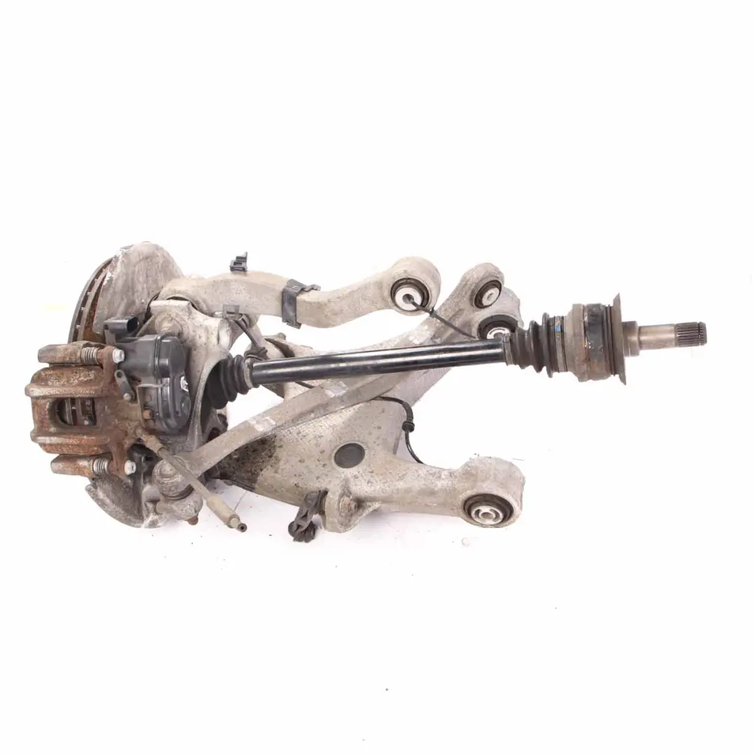 BMW F10 525d N57 Rear Left N/S Leg Suspension Axle Brake Disc Hub Set