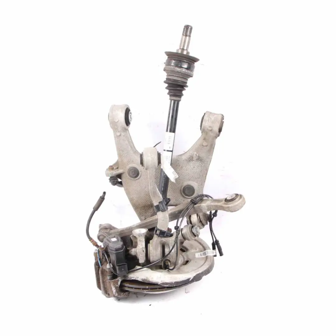 BMW F11 Touring 530d N57N trasera derecha Pierna Suspension Eje Freno Disco Hub