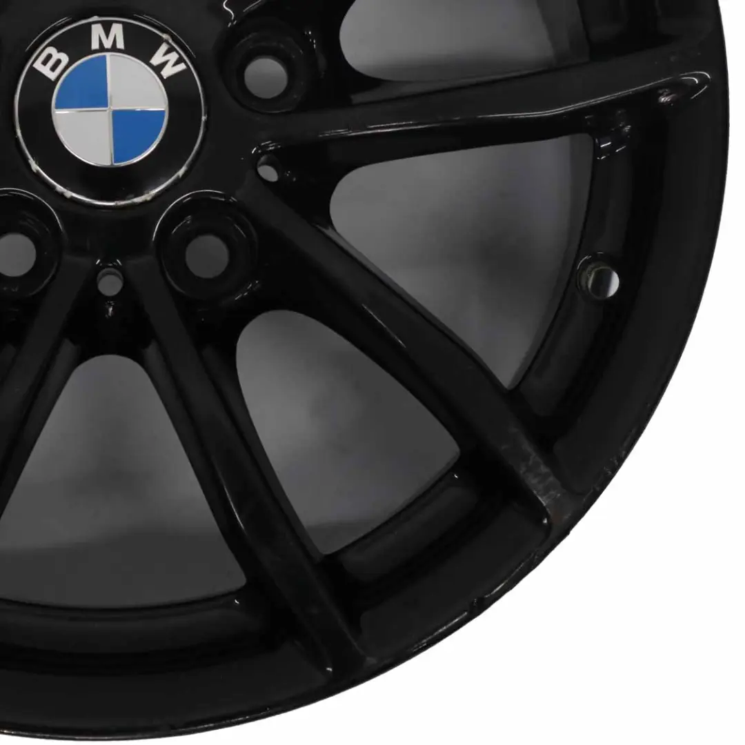 BMW F20 F21 F22 F23 Schwarz Felge 16" 7J ET:40 V-Speiche 378 6796202