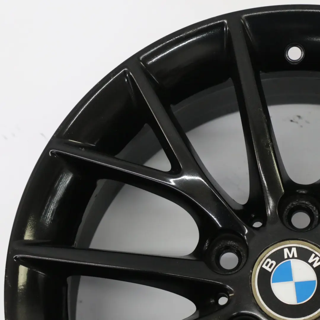 BMW F20 F21 F22 F23 Black Wheel Alloy Rim 17" 7J ET:40 Y-Spoke 380 6796205