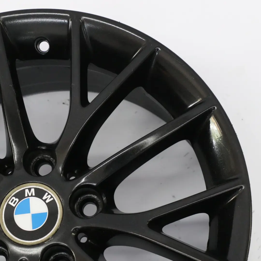 BMW F20 F21 F22 F23 Black Wheel Alloy Rim 17" 7J ET:40 Y-Spoke 380 6796205