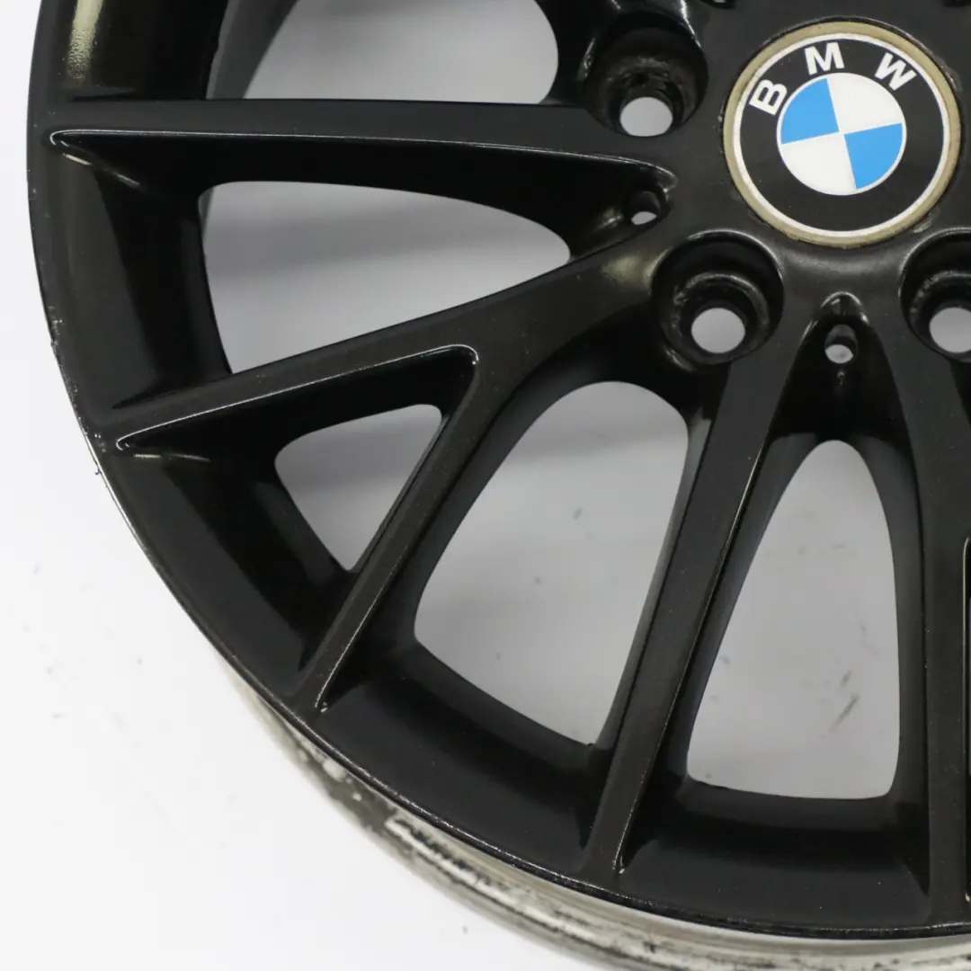 BMW F20 F21 F22 F23 Black Wheel Alloy Rim 17" 7J ET:40 Y-Spoke 380 6796205