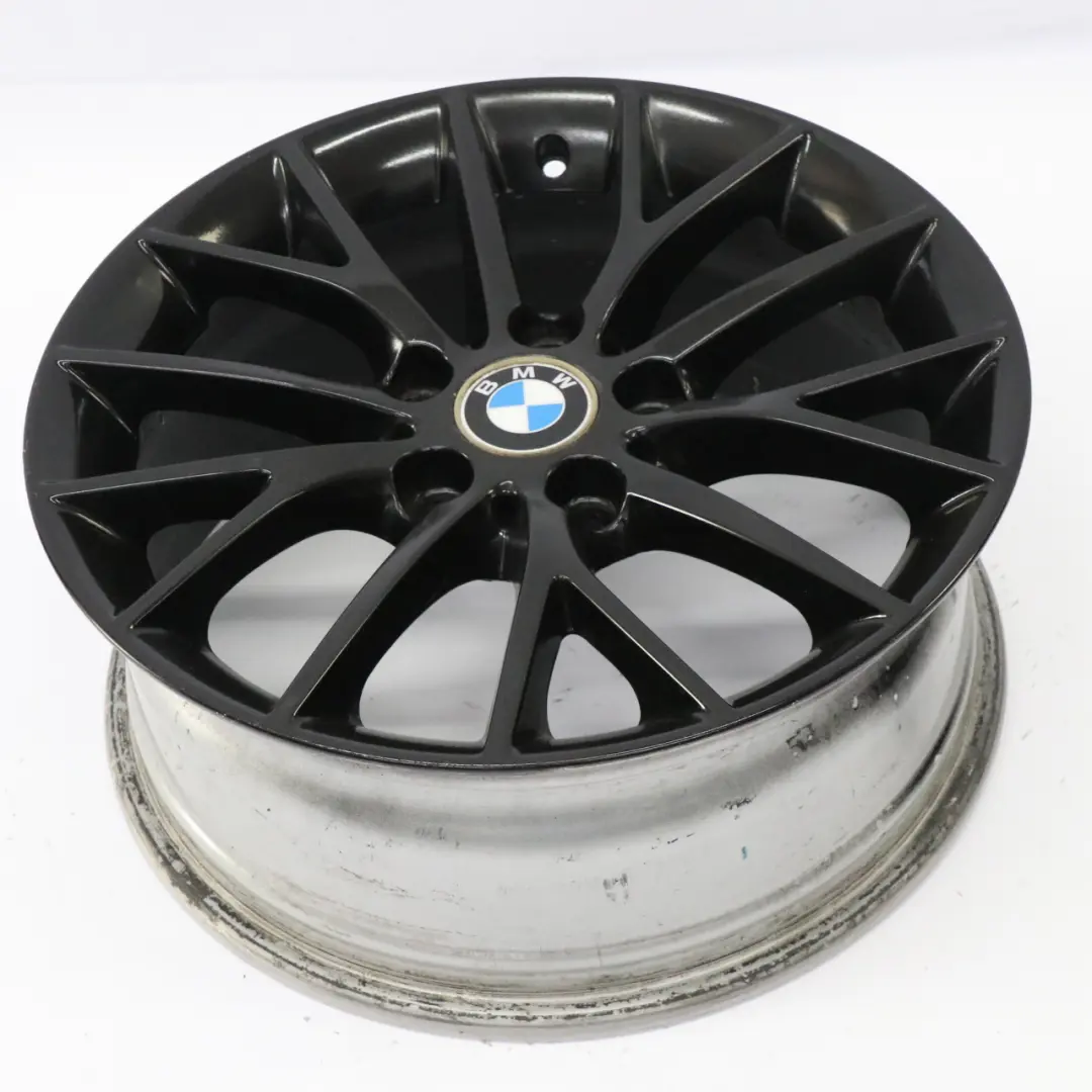 BMW F20 F21 F22 F23 Black Wheel Alloy Rim 17" 7J ET:40 Y-Spoke 380 6796205